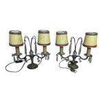 Paire de lampes de chevet italienne ann�es 50