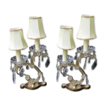 Paire de lampes de chevet louis xiv d'poque franaise style marie - thrse