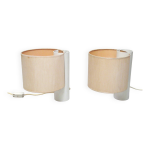 Paire de lampes fluette giuliana gramigna quatrifolio 1970 Paire de lampes fluette giuliana gramigna quatrifolio 1970