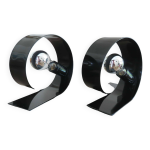 Paire de lampes  looping  dition massive 1990