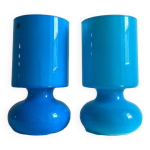 Paire lampes ikea lykta en opaline turquoise