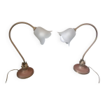 Paire de lampes style art nouveau Paire de lampes style art nouveau