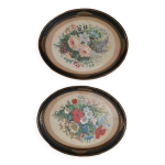 Paire de mdaillons anciens