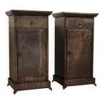 Paire de meubles en m�tal style louis - philippe