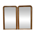 Paire de miroirs louis philippe Paire de miroirs louis philippe