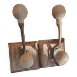 Paire de patres en bois