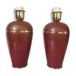 Paire de pieds de lampes vintage