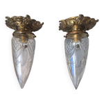 Paires de plafonniers art dco, luminaires anciens