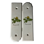 Paire de plaques de propreté porcelaine de paris vintage Paire de plaques de propreté porcelaine de paris vintage