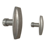 Paire de poignes de porte ancienne art dco