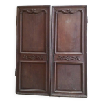 Paire de portes d armoire