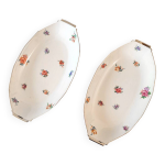 Paire de raviers bhl france en porcelaine dcore