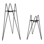 Paire de sellettes ou gigogne design 1950.