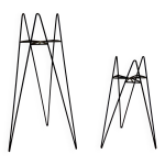 Paire de sellettes ou gigogne design 1950.