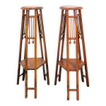 Paire de sellettes de style jugendstil