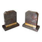 Paire de serre - livres en marbre art d�co