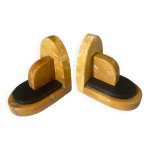 Paire de serre - livres en marbre art dco