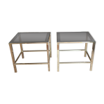 Paire tables d appoint bouts de canapé Paire tables d appoint bouts de canapé