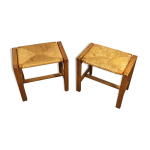 Paire de tabourets 1970