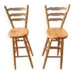 Paire de tabourets de bar
