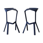 Paire de tabourets miura par konstantin grcic pour plank, italie Paire de tabourets miura par konstantin grcic pour plank, italie