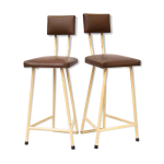 Paire de tabourets vintage