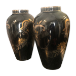 Paire de vases art dco