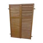 Paire de volets mtalliques