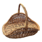 Panier  bches en osier tress