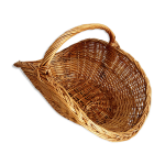 Panier  buches en rotin