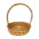 Panier corbeille osier vintage