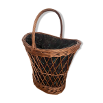 Panier  linge en osier