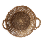 Panier en osier plat
