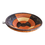 Panier en raphia tress vintage