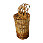 Panier rond en osier