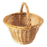 Panier rotin clair