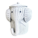 Panier zoomorphe en paille