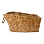 Panire en rotin annes 70