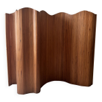 Paravent, claustra modulable en bois style baumann, 1950