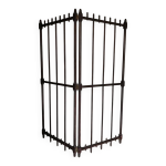 Paravent, clostra, grille en bois tourn