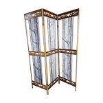 Paravent en métal relooké 3 volets 170 cm Paravent en métal relooké 3 volets 170 cm