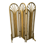 Paravent vintage en rotin et bambou 1950 / 60 Paravent vintage en rotin et bambou 1950 / 60