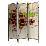Paravent en vitrail (stained glass folding screen) Paravent en vitrail (stained glass folding screen)
