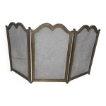 Pare - feu, cran de chemine en laiton