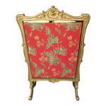 Pare - feu louis xv rocaille en bois dor