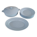 Partie de service assiettes et soupire gien