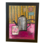 Pastel � l huile tea time