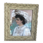 Pastel portrait de jeune femme, 19ème Pastel portrait de jeune femme, 19ème