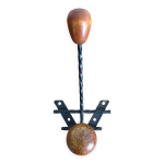 Patre double , porte manteau annes 50