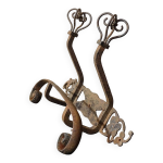 Pat�res porte - manteaux vintage fran�aises en fer forg�